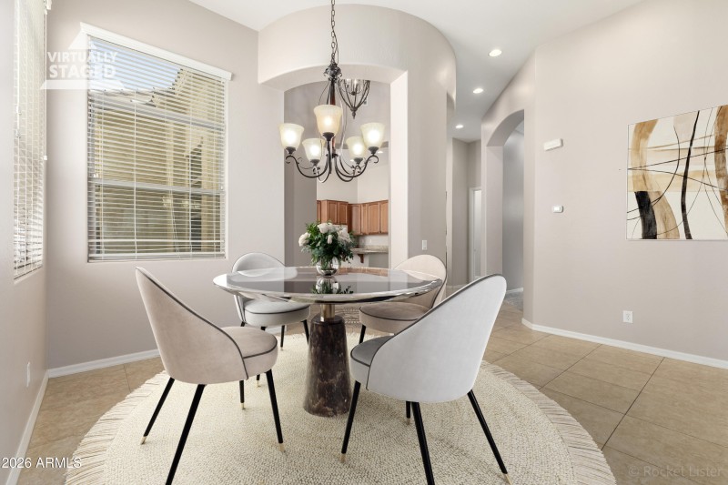 142nd virtual staged dining room
