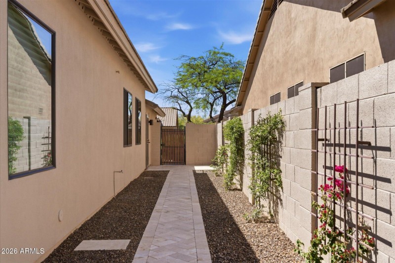 Travertine pavers & Trellises