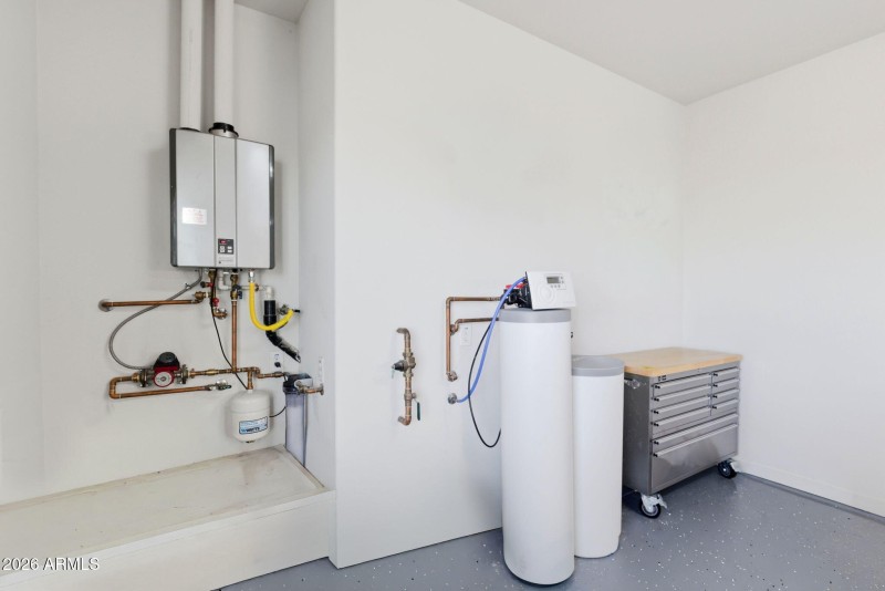 Tankless water heater and softener