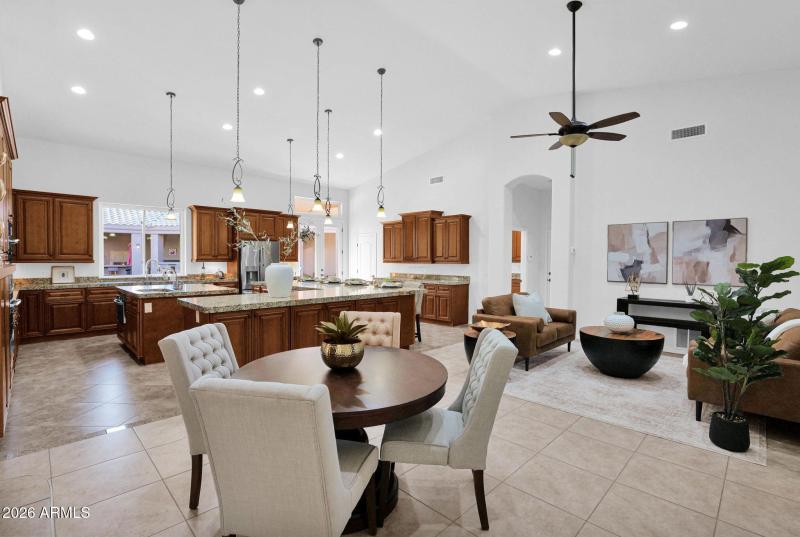 Kitchen & Informal Living Room