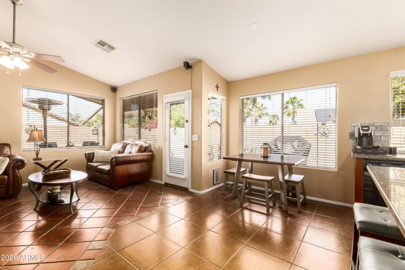 Kitchen & Living Room