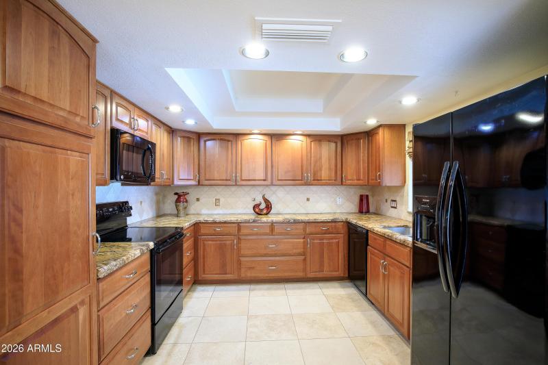 Remodeled Kitchen with Granite Counters