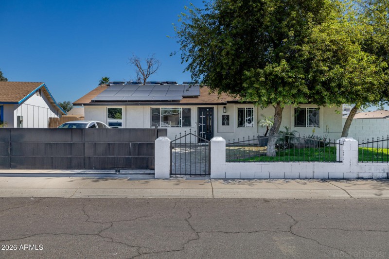 Front of Home w/Gate