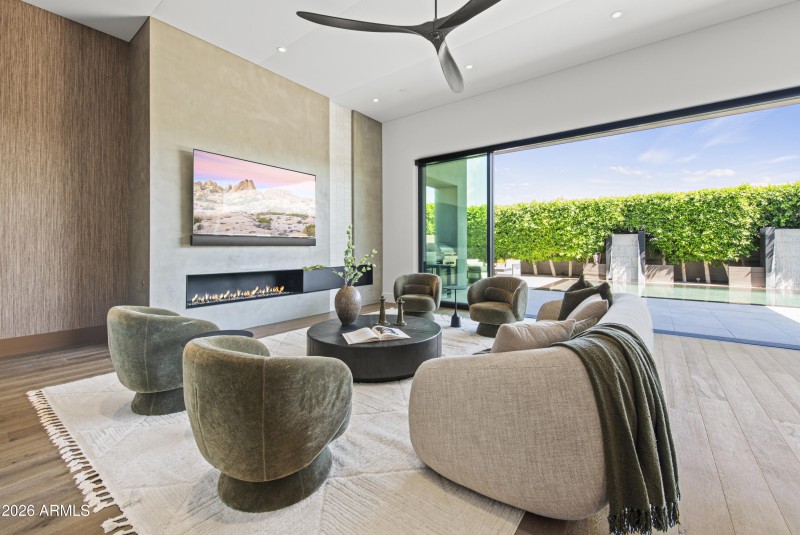 Great Room and Rear Yard