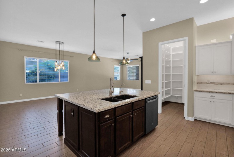 Kithen Pantry Dine in Living room