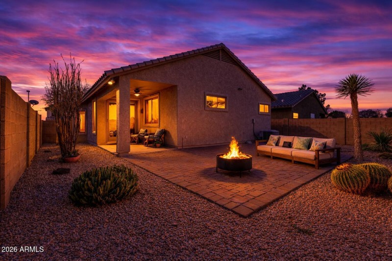 Virtual Twilight Backyard