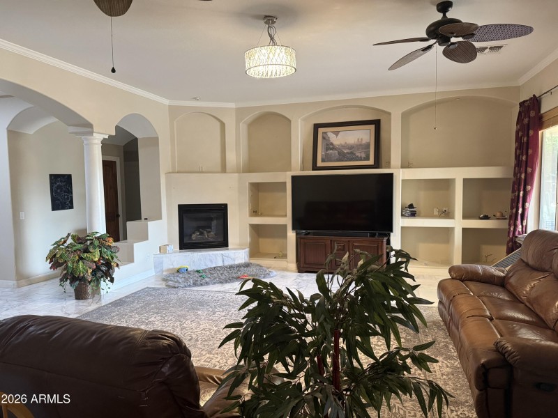 Living Room - Fireplace