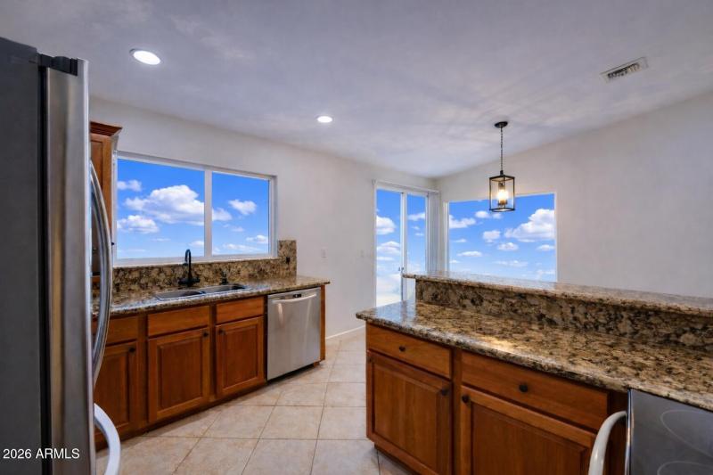 THIS IS ONLY HALF THE KITCHE!!