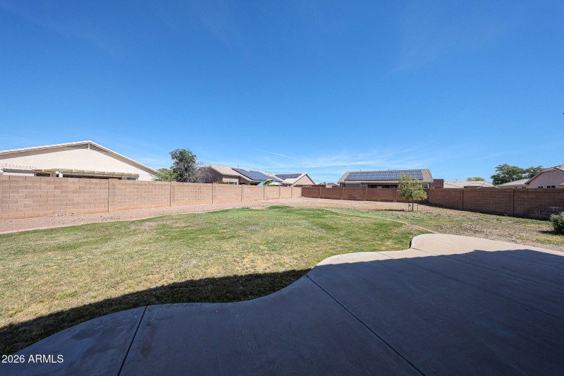 Extended patio to grass