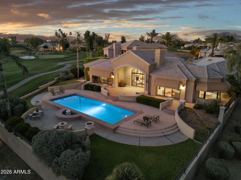 Exterior view at night