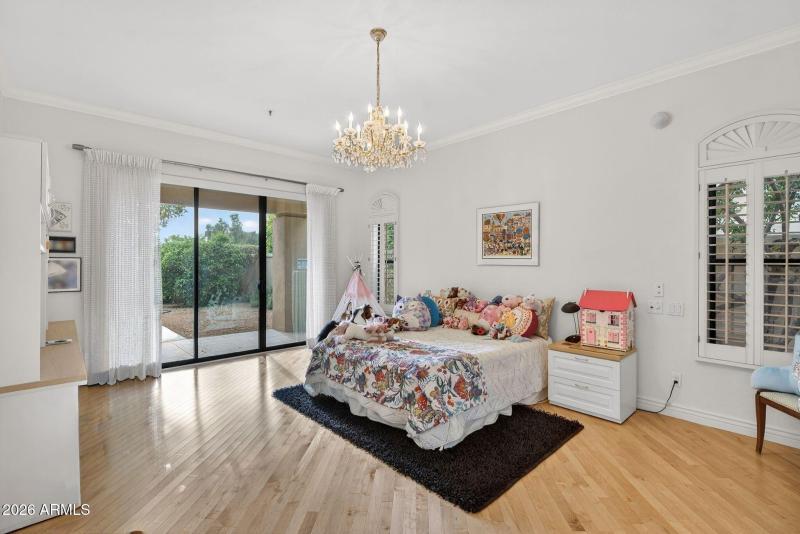 Guest Bedroom with private patio