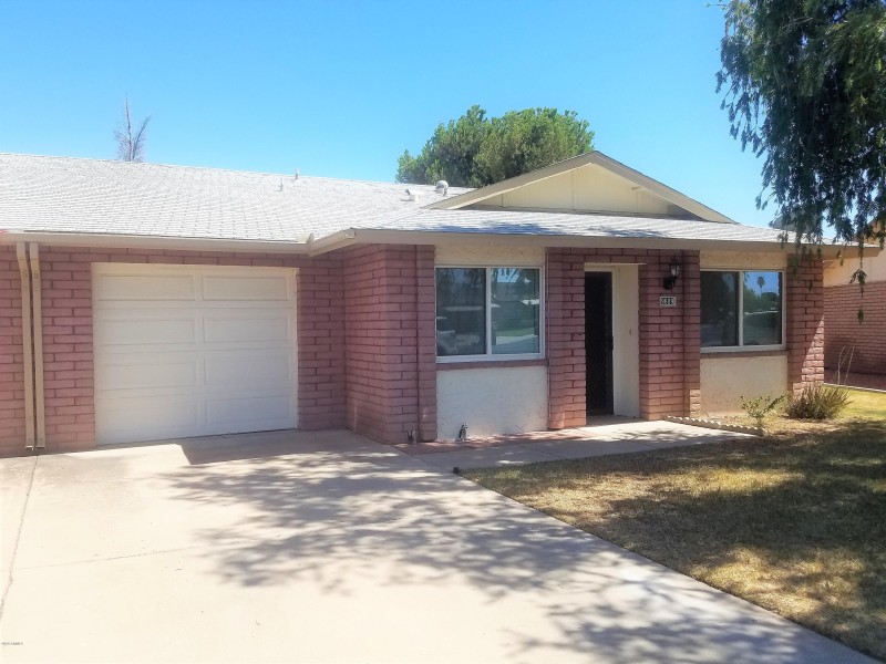 garage and front door