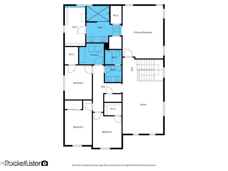 Second level floor plan