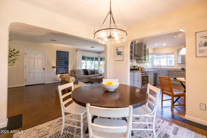 Views To Living Room and Kitchen