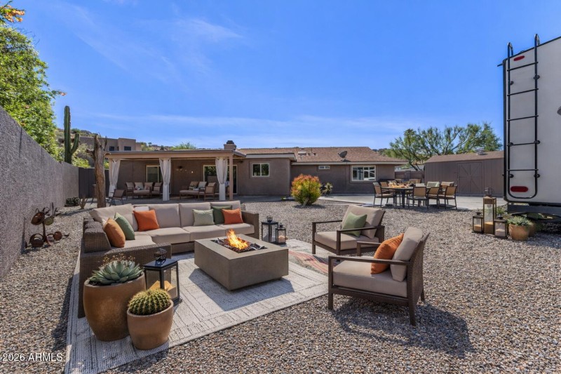 Backyard Virtually Staged