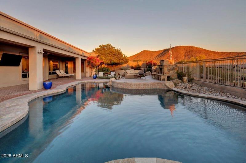 Sunset On The Mountains