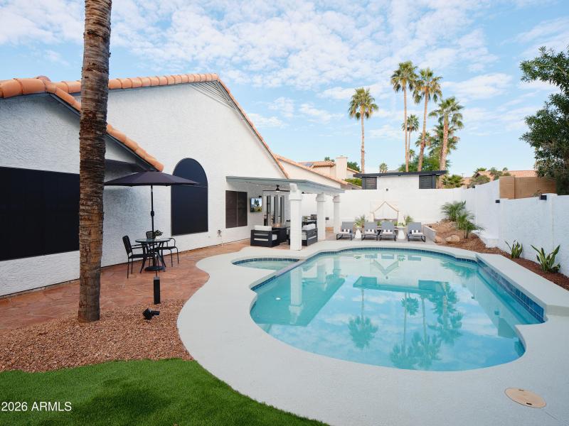 Primary Bedroom Overlooks The Pool