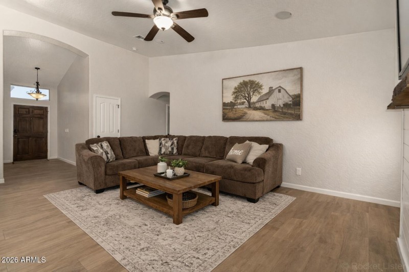 Staged living room lennox