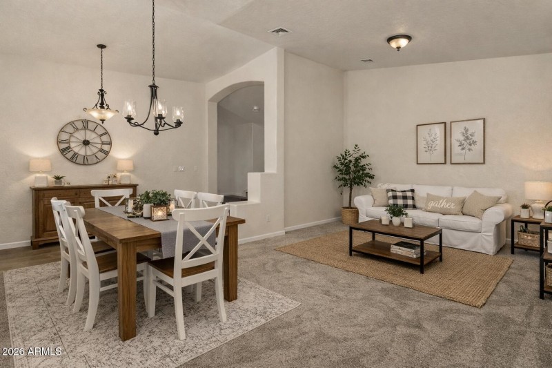 Staged front room lennox