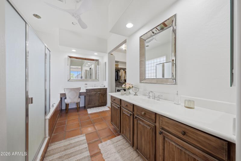 Primary Bathroom W/ Dual Sinks