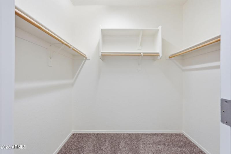 Primary Suite Walkin Closet