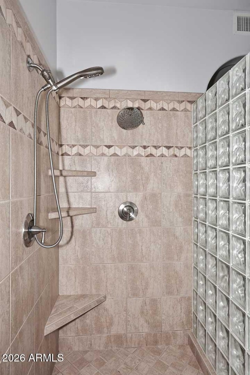 Primary Bath-Dual Head Shower