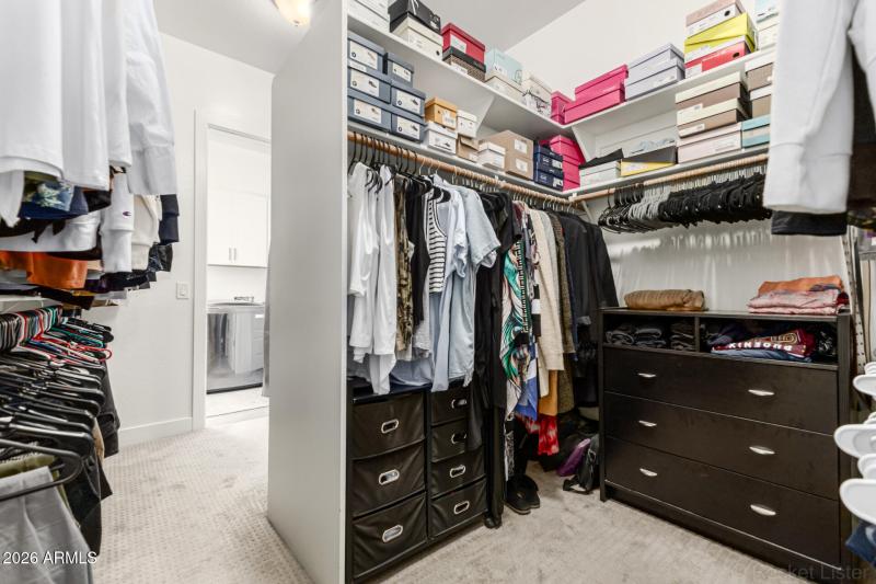 Customized Primary Bedroom closet