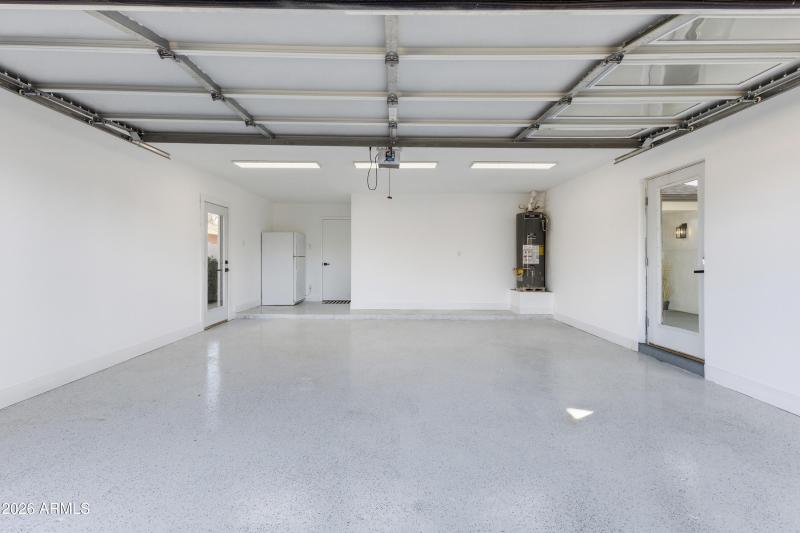 New Garage with Epoxy Floor