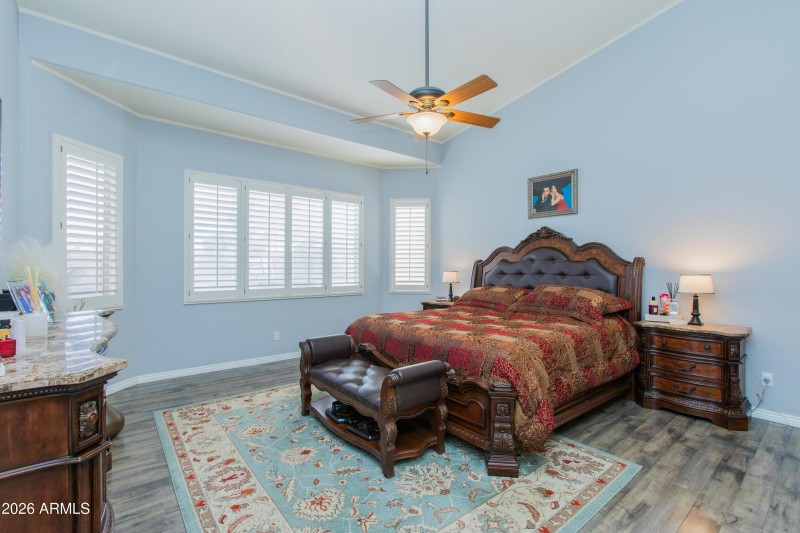 Primary Suite (Vaulted Ceiling)