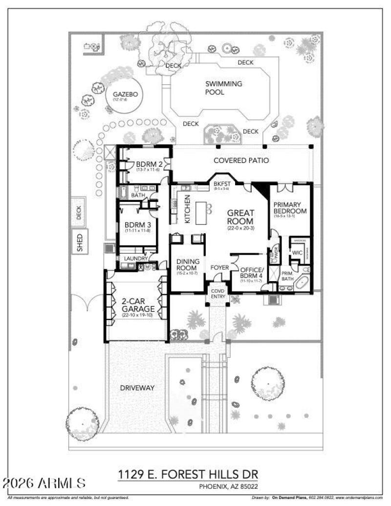 1129 E Forest Hills Dr_SITE PLAN