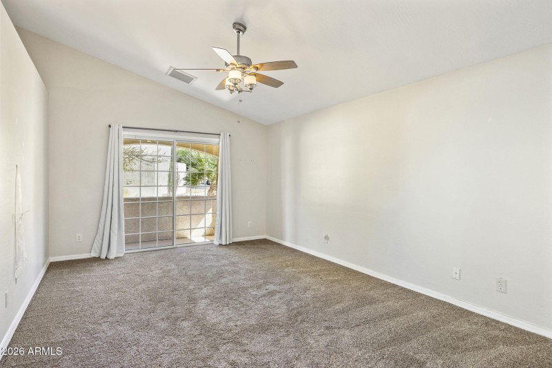 Primary Suite with private patio