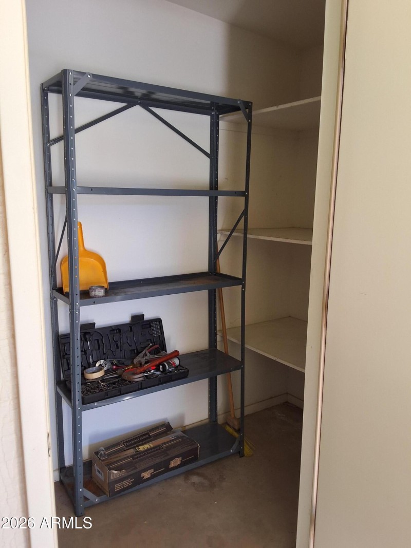 Covered Patio Storage