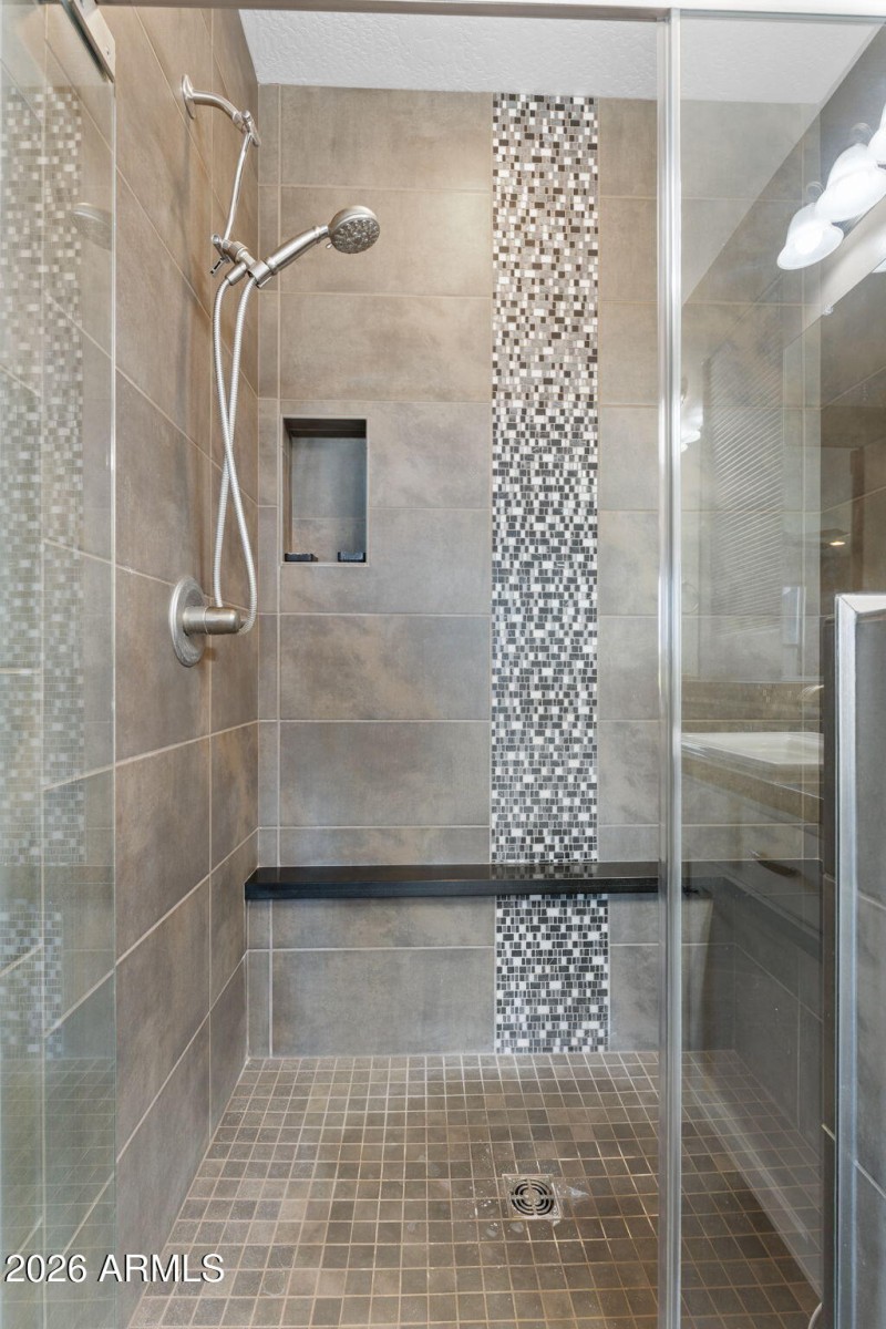 Walk in shower