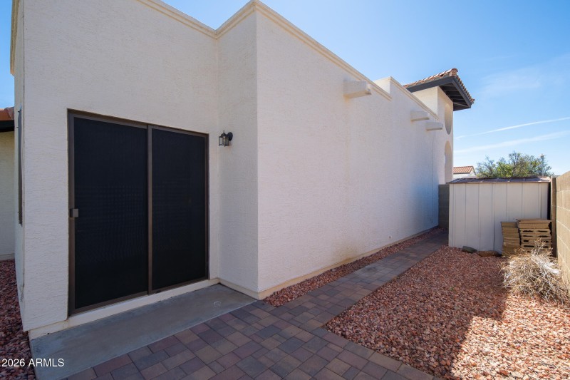 Sliding patio doors off Master bedroom