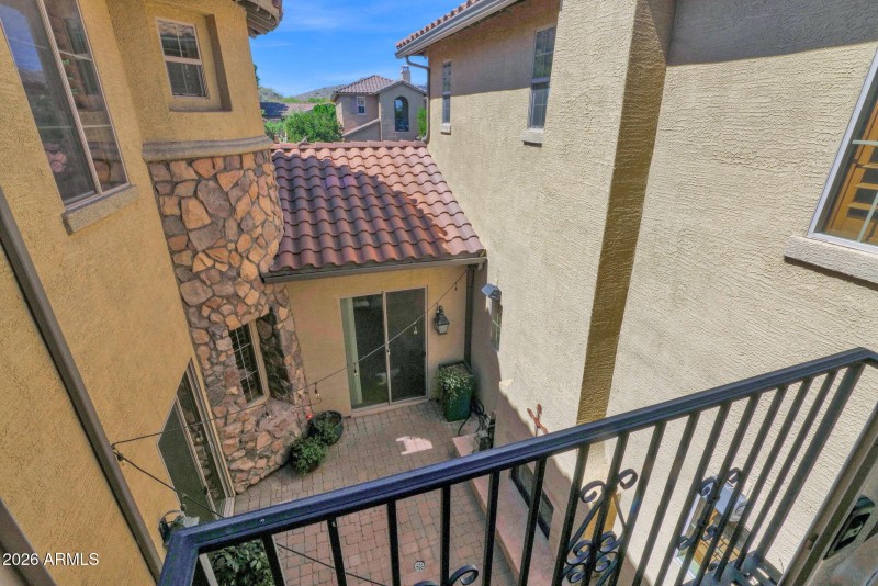 Balcony Courtyard View
