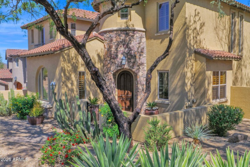Gated Patio Entrance