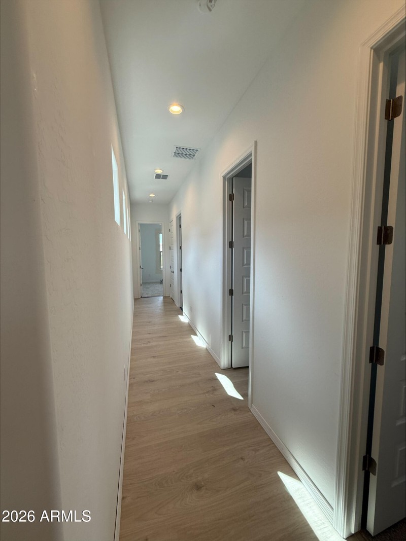 Hallway to secondary bedrooms