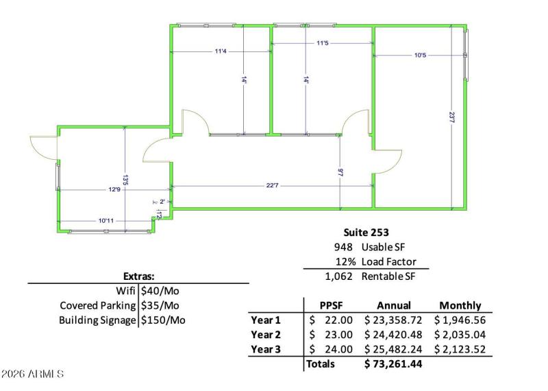 Floorplan and Rent Calcs