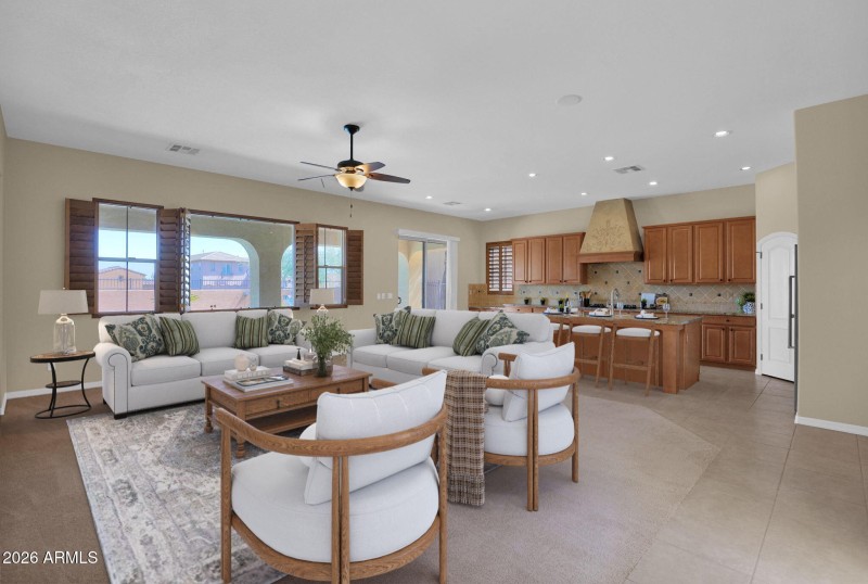 Family Room 2 Staged