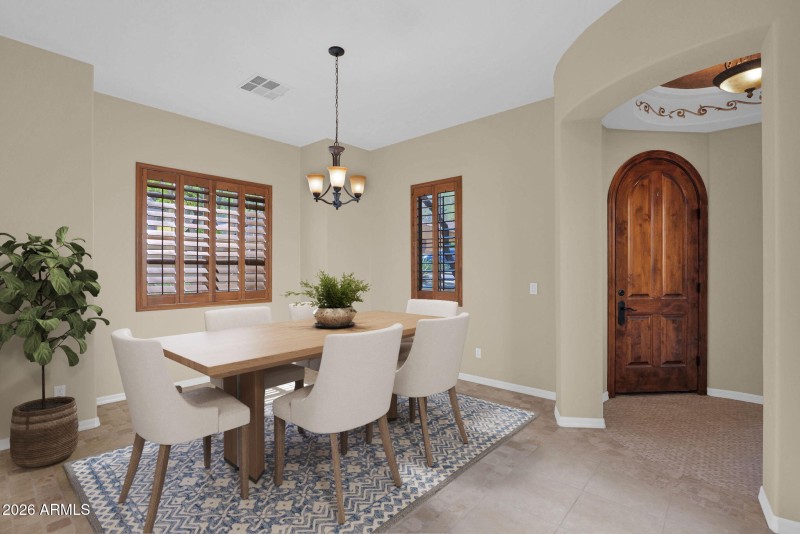 Formal Dining Staged