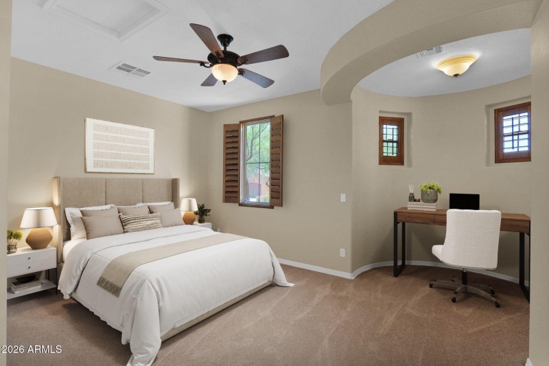 Guest Bedroom 1 Staged