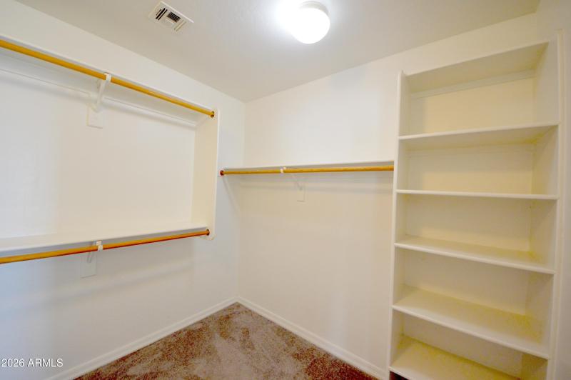 Primary Bedroom Huge Closet with Cabinet