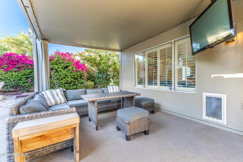 OUTSIDE LIVING AREA DAY