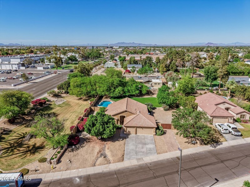 Aerial View Looking North