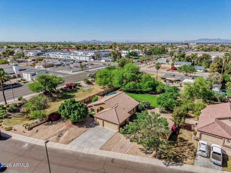 Aerial View Looking North West