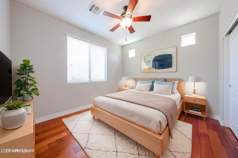 Virtually Staged Downstairs Bedroom 2