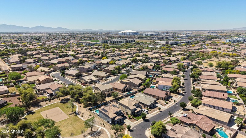 Cardinals Stadium in the Distance