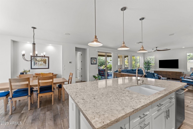 Kitchen to great room