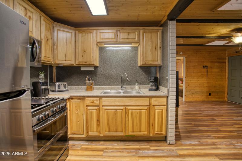Kitchen into Great Room