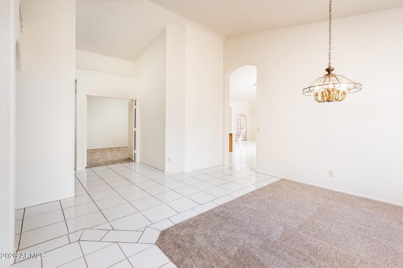 Dining to Bedroom 4/Office